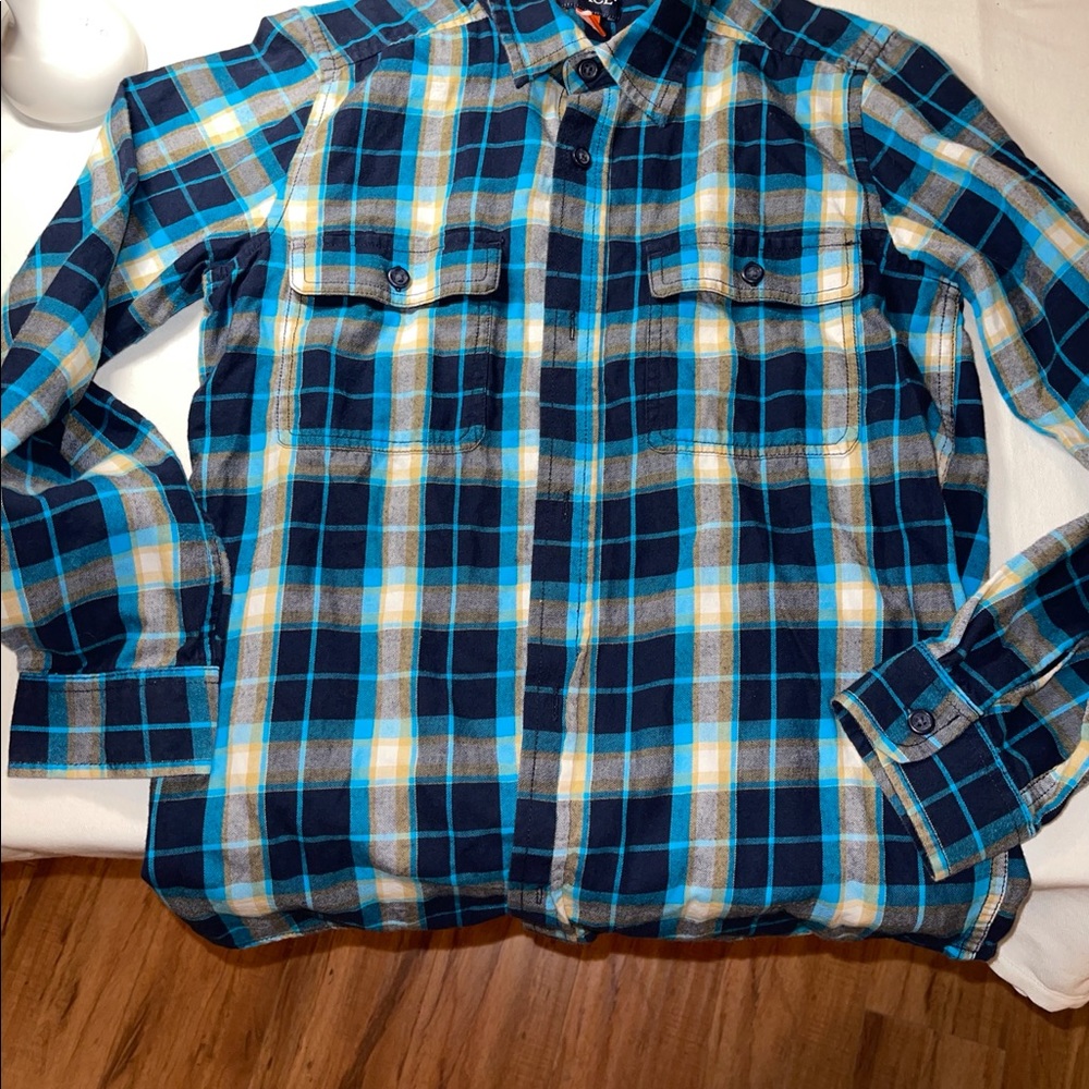 Long Sleeve‎ Button Down Shirt Kids Place size XL